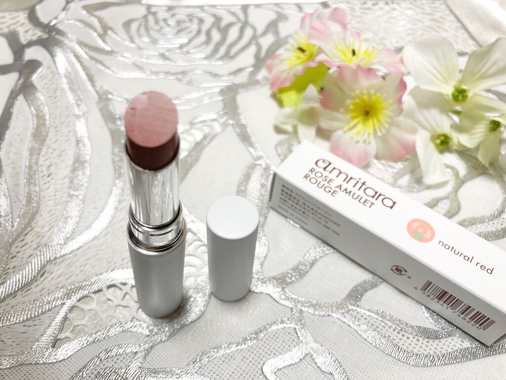 ローズ アミュレット ルージュ/AMRITARA/口紅を使ったクチコミ（2枚目）