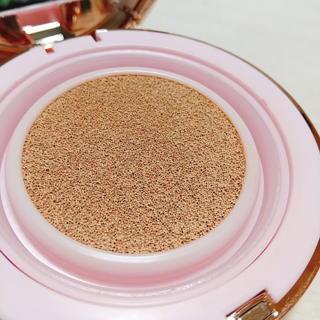 ピンクティーツリーカバーアップグロウクッション/APLIN/クッションファンデーションを使ったクチコミ（2枚目）