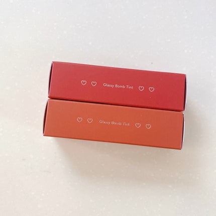 アンドバイロムアンド グラッシーボムティント/&nd by rom&nd/リップティントを使ったクチコミ(8枚目)