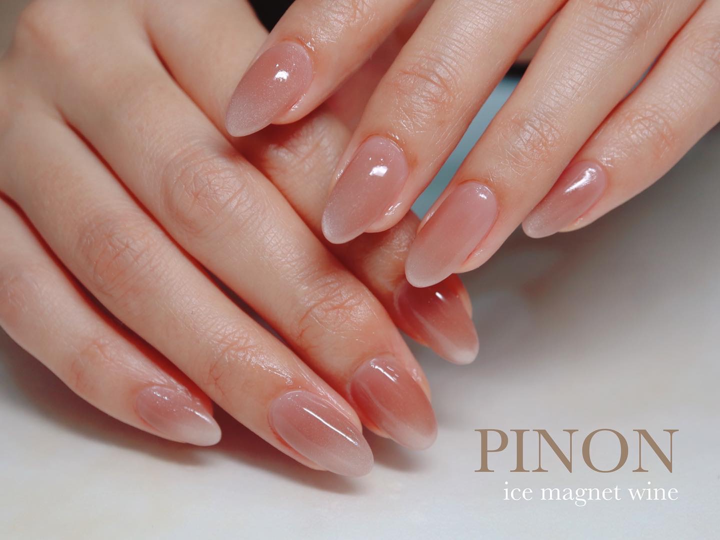 #マグネットネイル,#シンプルネイル,#オフィスネイルのネイルデザイン