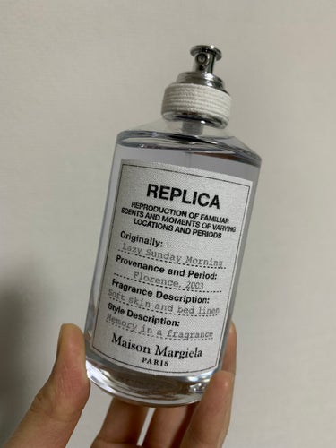 レプリカ レイジー・サンデーモーニング オードトワレ 100ml/MAISON MARTIN MARGIELA PARFUMS/香水(レディース)を使ったクチコミ（2枚目）