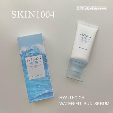 ヒアルーシカ ウォーターフィット サンセラム/SKIN1004/日焼け止めローションを使ったクチコミ(1枚目)