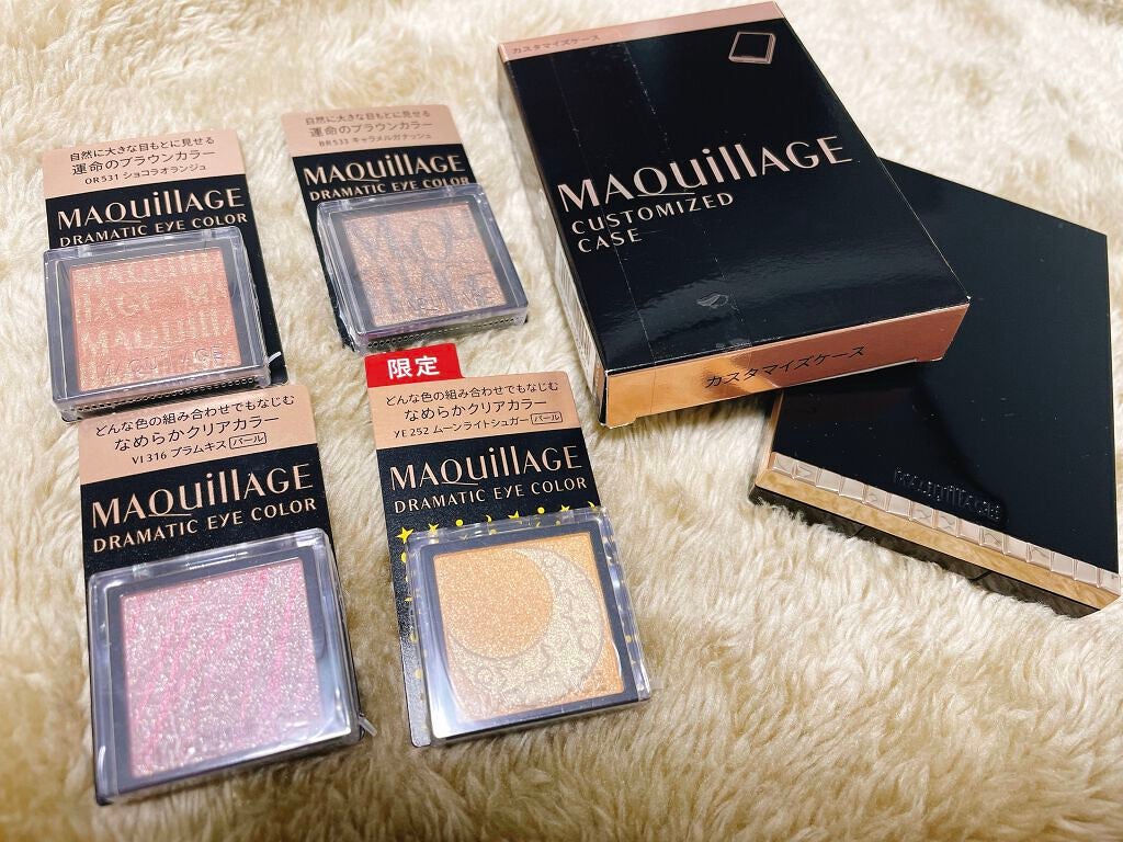 ドラマティックアイカラー (パウダー)/(クリーム)/マキアージュ/アイシャドウパレットを使ったクチコミ(3枚目)