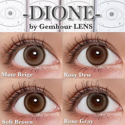 DIONE/Gemhour lens/ワンデー(1DAY)カラコンを使ったクチコミ(1枚目)
