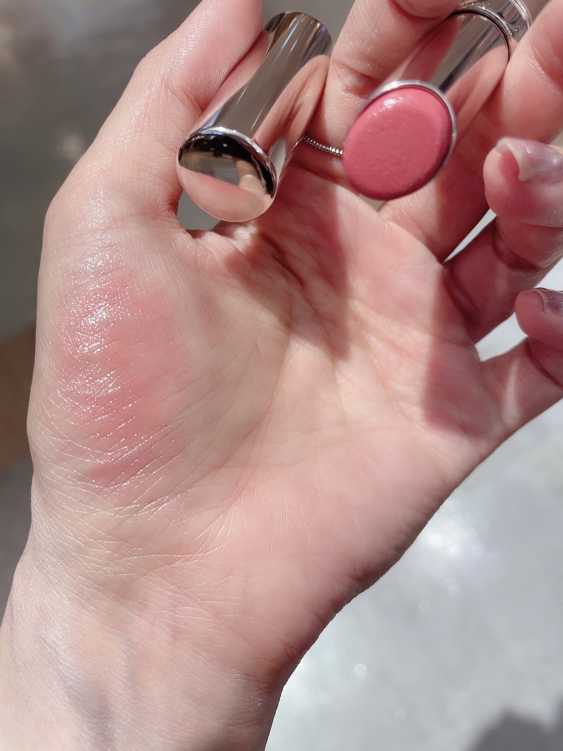 オペラ グロウリップティント 401 ソルベピンク（限定色）/OPERA/リップティントを使ったクチコミ（2枚目）