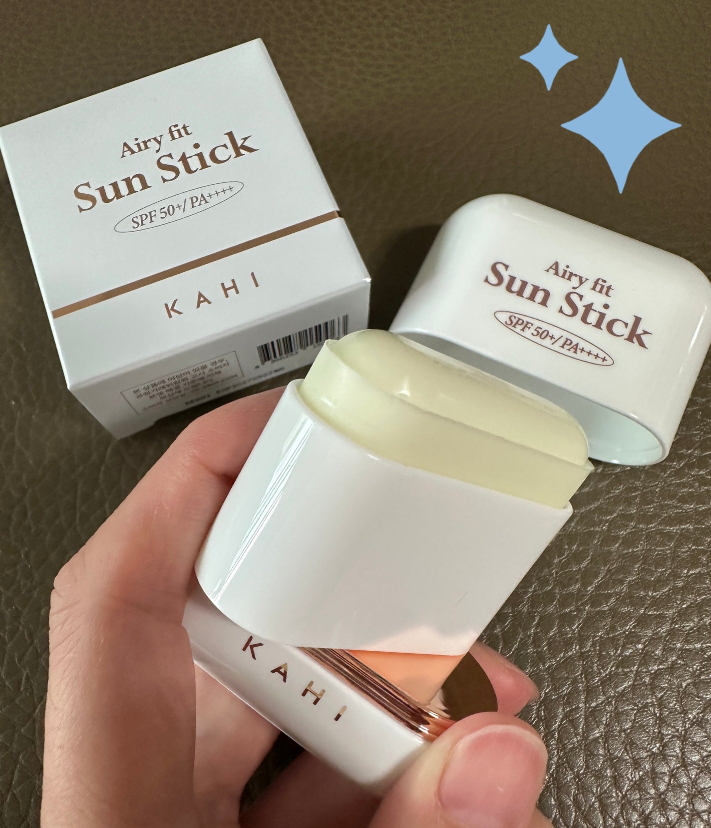 エアリーフィットサンスティック/KAHI/日焼け止めスティックを使ったクチコミ(1枚目)