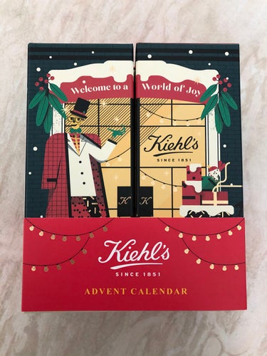 Kiehl's キールズ アドベントカレンダー2020のクチコミ「Kiehl's
#アドベントカレンダー2020

人生初のアドベントカレンダー！
まだ、絶賛毎.....」（1枚目）