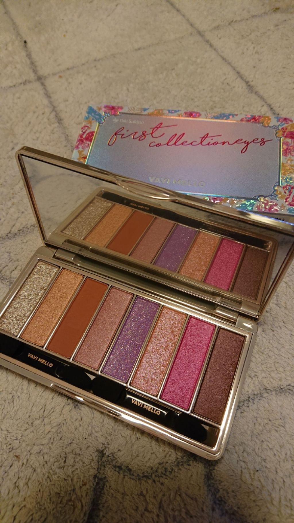 ファーストコレクションアイズ/VAVI MELLO/アイシャドウパレットを使ったクチコミ（2枚目）