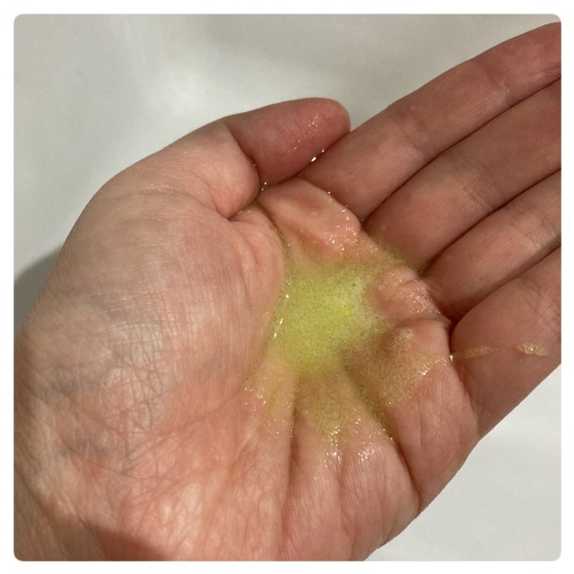 沖縄とろみ美容 パウダーウォッシュ シークヮーサーティー/FSGB/洗顔パウダーを使ったクチコミ（3枚目）