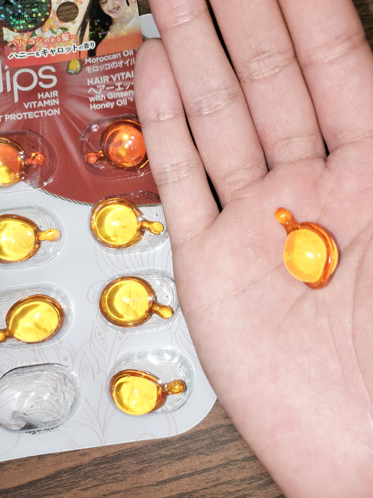 ヘアーオイル【ヘアエッセンス】/ellips/ヘアオイルを使ったクチコミ（2枚目）