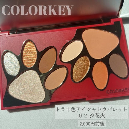 トラ十色アイシャドウパレット/COLORKEY/アイシャドウパレットを使ったクチコミ(2枚目)