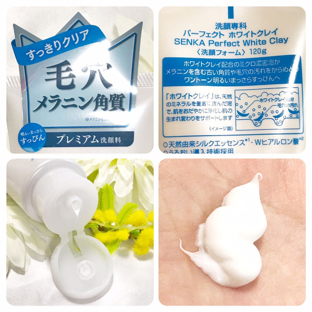 パーフェクトホワイトクレイ/SENKA(専科)/洗顔フォームを使ったクチコミ(3枚目)