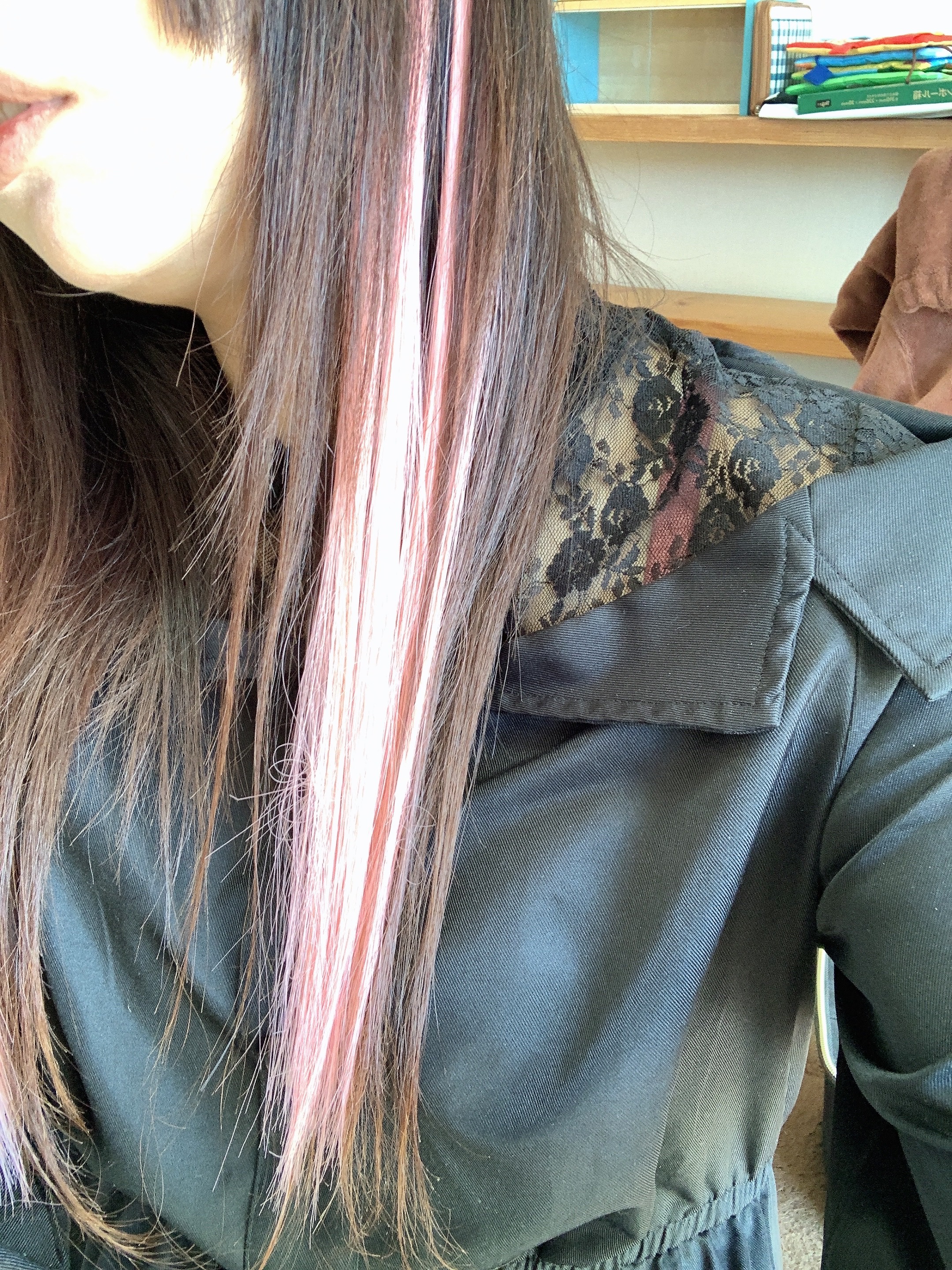 ヘアエクステ（ホワイトグレージュ）/DAISO/ヘアアクセサリーを使ったクチコミ（2枚目）