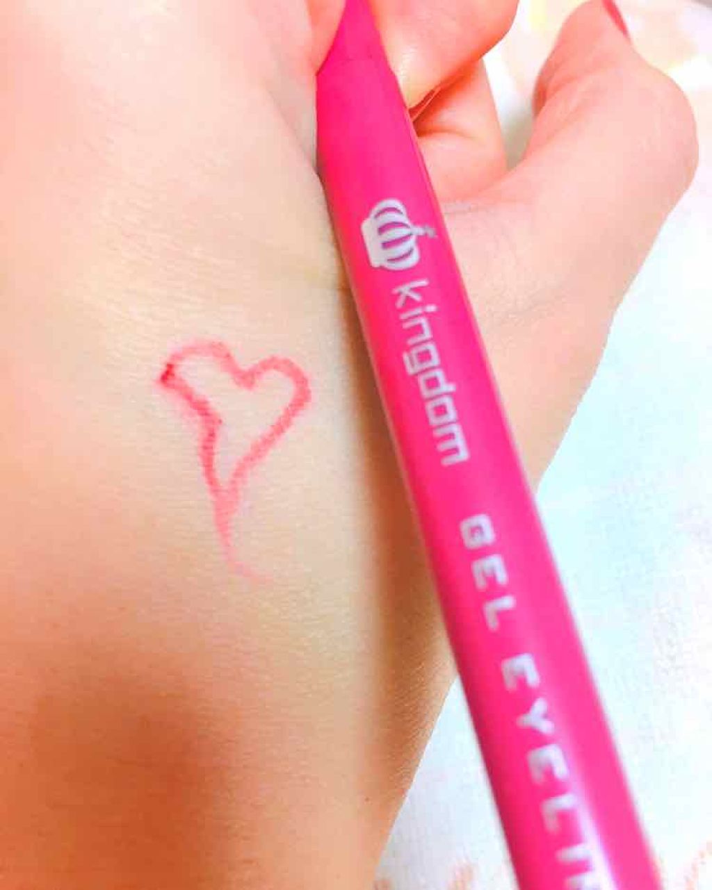 キングダム ジェルアイライナー ピンクバーガンディ/キングダム/ジェルアイライナーを使ったクチコミ（2枚目）