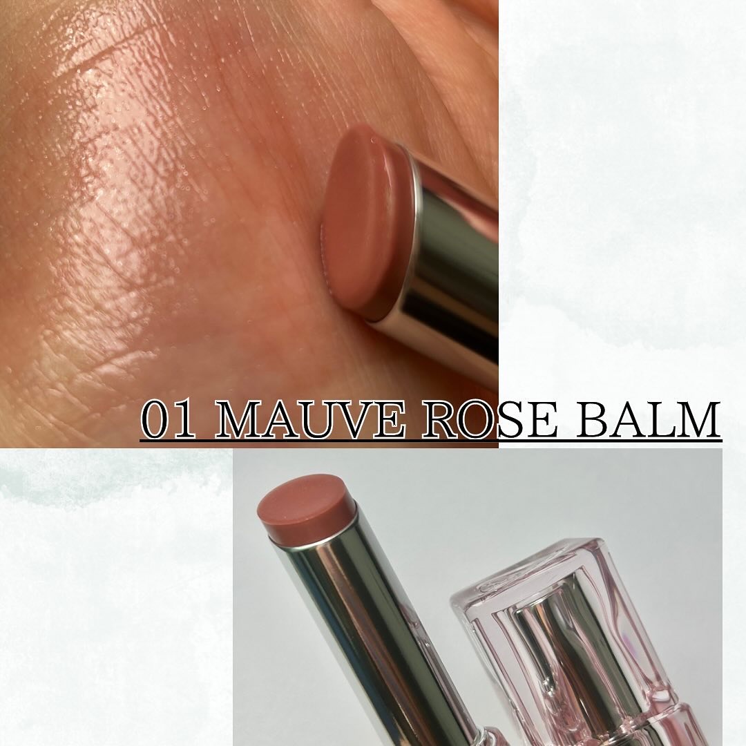 ウォーターリズムグロウメルティングバーム 01 モーブローズ/TIRTIR(ティルティル)/口紅を使ったクチコミ（2枚目）