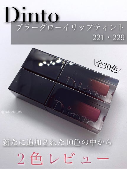 ブラーグロイリップティント/Dinto/リップティントを使ったクチコミ(1枚目)