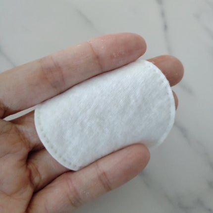 オーガニックコットンパッド ラウンド /THE BODY SHOP/コットンを使ったクチコミ(5枚目)