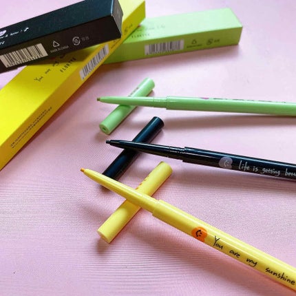 サラダdeフルーツカラーリキッドアイライナーWP/FLORTTE/リキッドアイライナーを使ったクチコミ(4枚目)