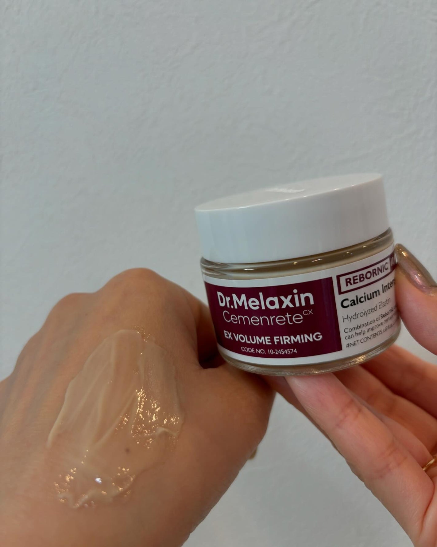 Cemenrete Calcium Intense Cream/Dr.Melaxin/フェイスクリームを使ったクチコミ(4枚目)