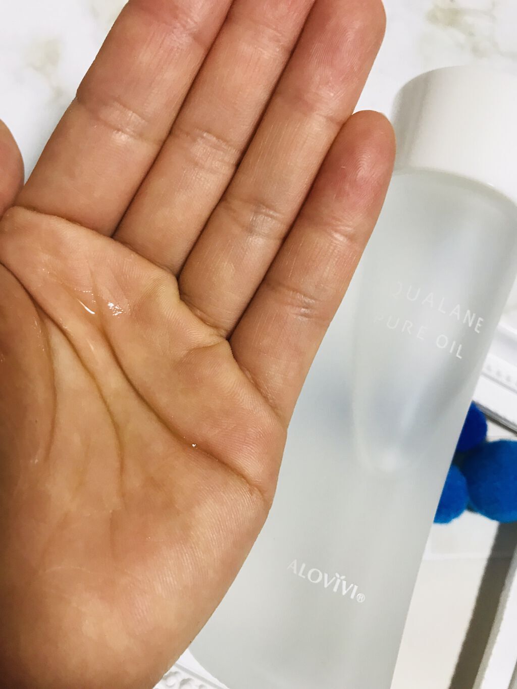 スクワランピュアオイル/アロヴィヴィ/フェイスオイルを使ったクチコミ（1枚目）