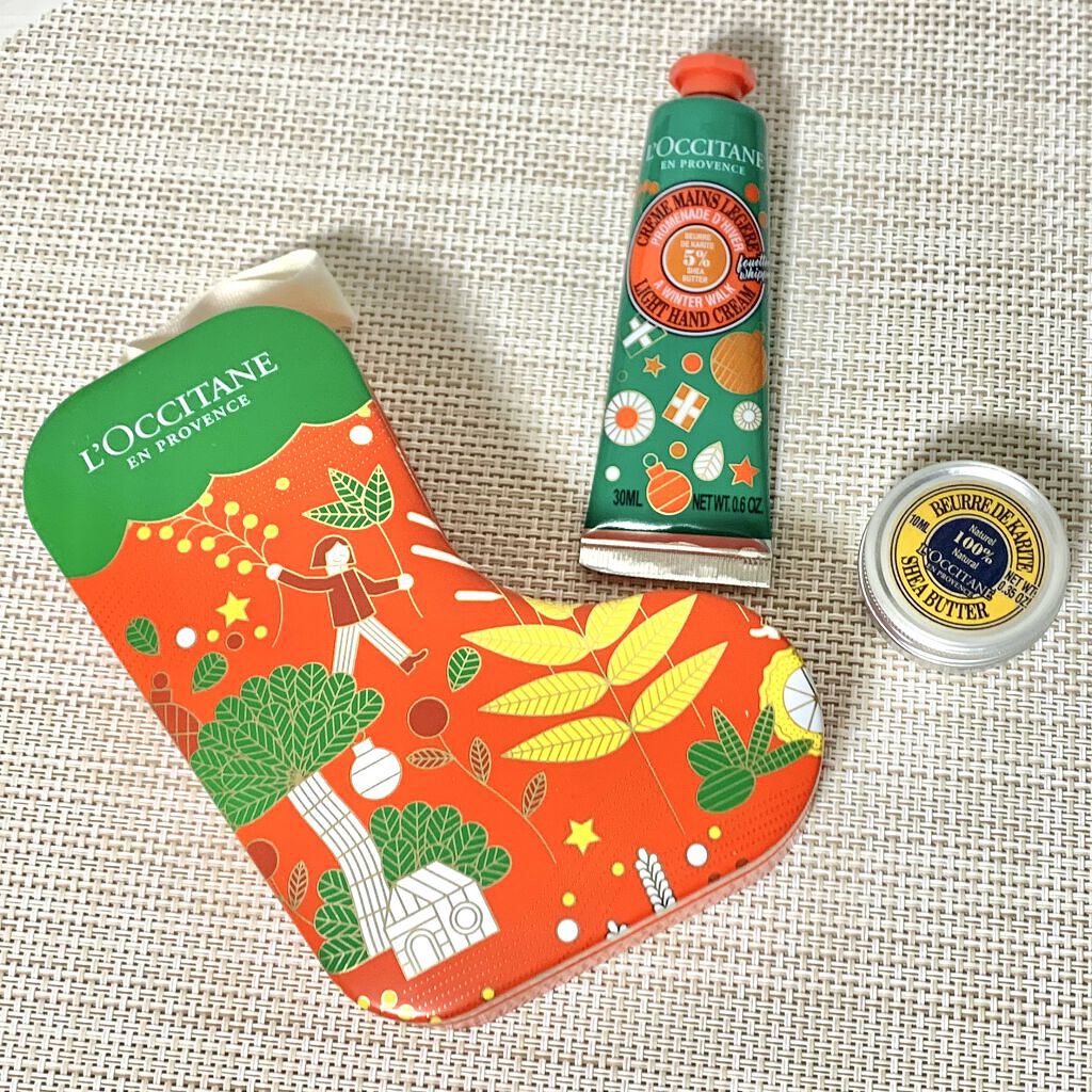 試してみた】 フルーティフィグ スノーシア ハンドクリーム L'OCCITANE