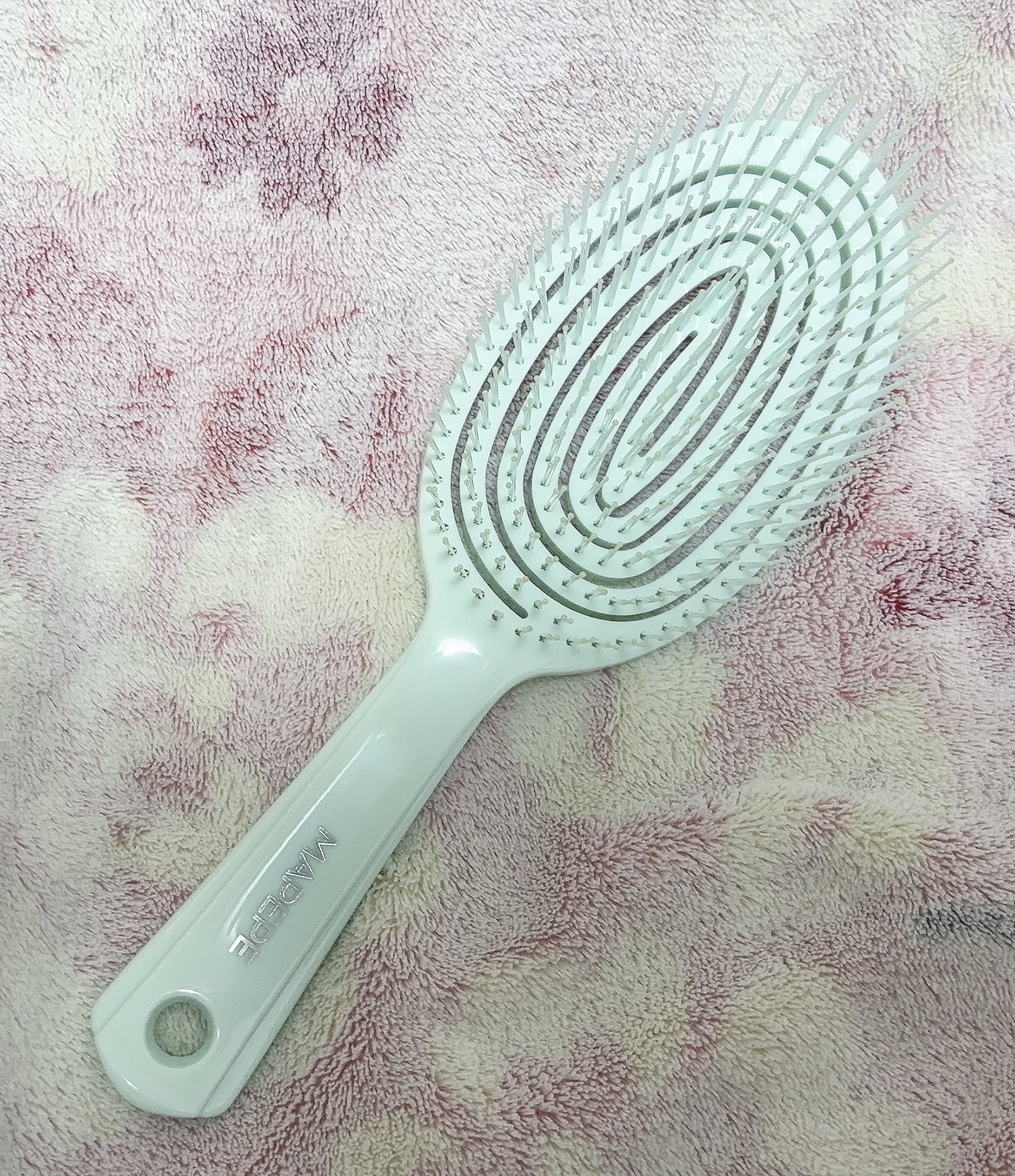 デタングリングブラシ ３Dスーパーフィット/マペペ/ヘアブラシを使ったクチコミ（3枚目）