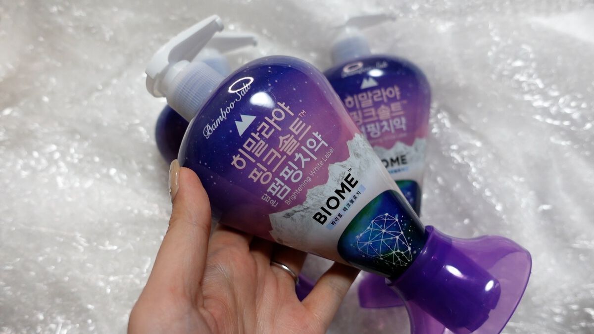 ヒマラヤピンクソルト歯磨き粉/LG Household & Health Care/歯磨き粉を使ったクチコミ（2枚目）