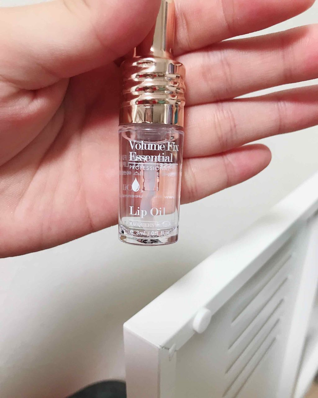 ボリュームフィックスエッセンシャルリップオイル/MACQUEEN NEWYORK/リップグロスを使ったクチコミ（1枚目）