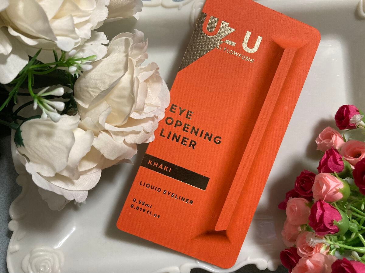 EYE OPENING LINER/UZU BY FLOWFUSHI/リキッドアイライナーを使ったクチコミ(1枚目)