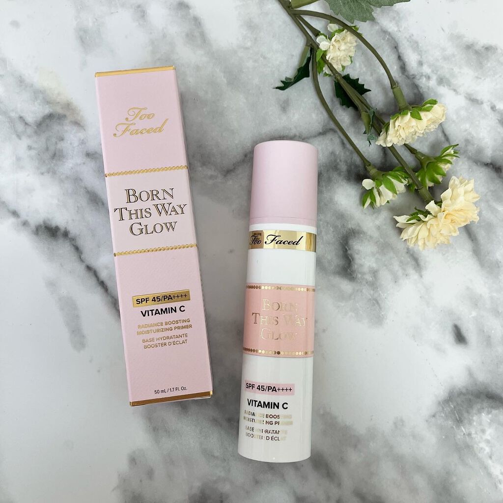 ボーン ディス ウェイ グロウ モイスチュアライジング メイクアップ プライマー/Too Faced/化粧下地を使ったクチコミ(1枚目)