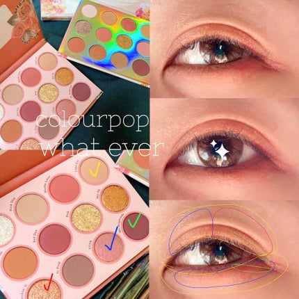 whatever/ColourPop/アイシャドウパレットを使ったクチコミ(1枚目)