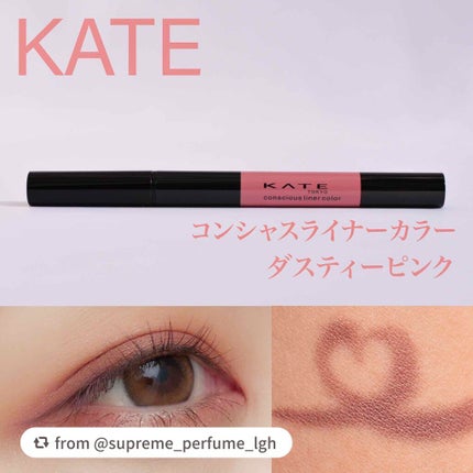 コンシャスライナーカラー/KATE/リキッドアイライナーを使ったクチコミ(1枚目)