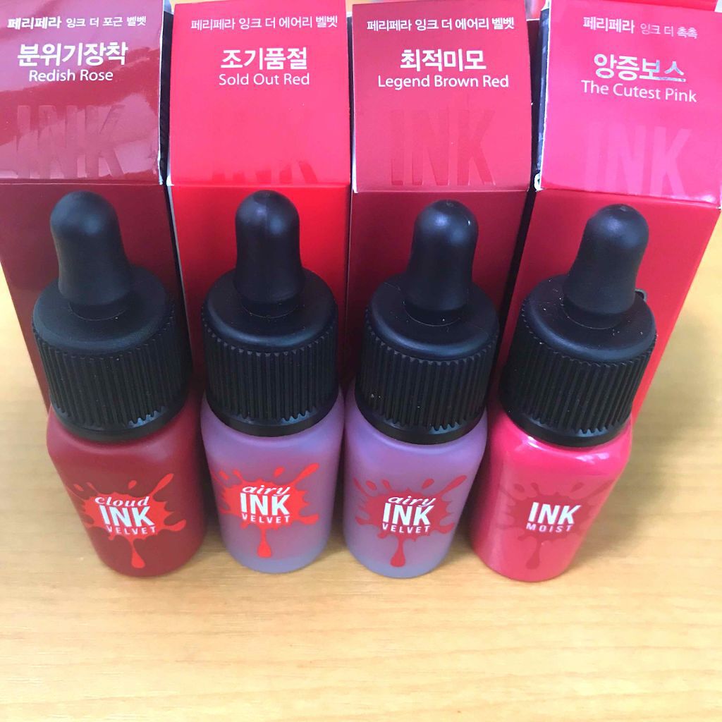 インク エアリー ベルベット/PERIPERA/口紅を使ったクチコミ（1枚目）