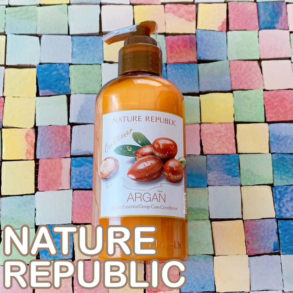 アルガン ディ―プケアコンディショナー/ネイチャーリパブリック/シャンプー・コンディショナーを使ったクチコミ(1枚目)