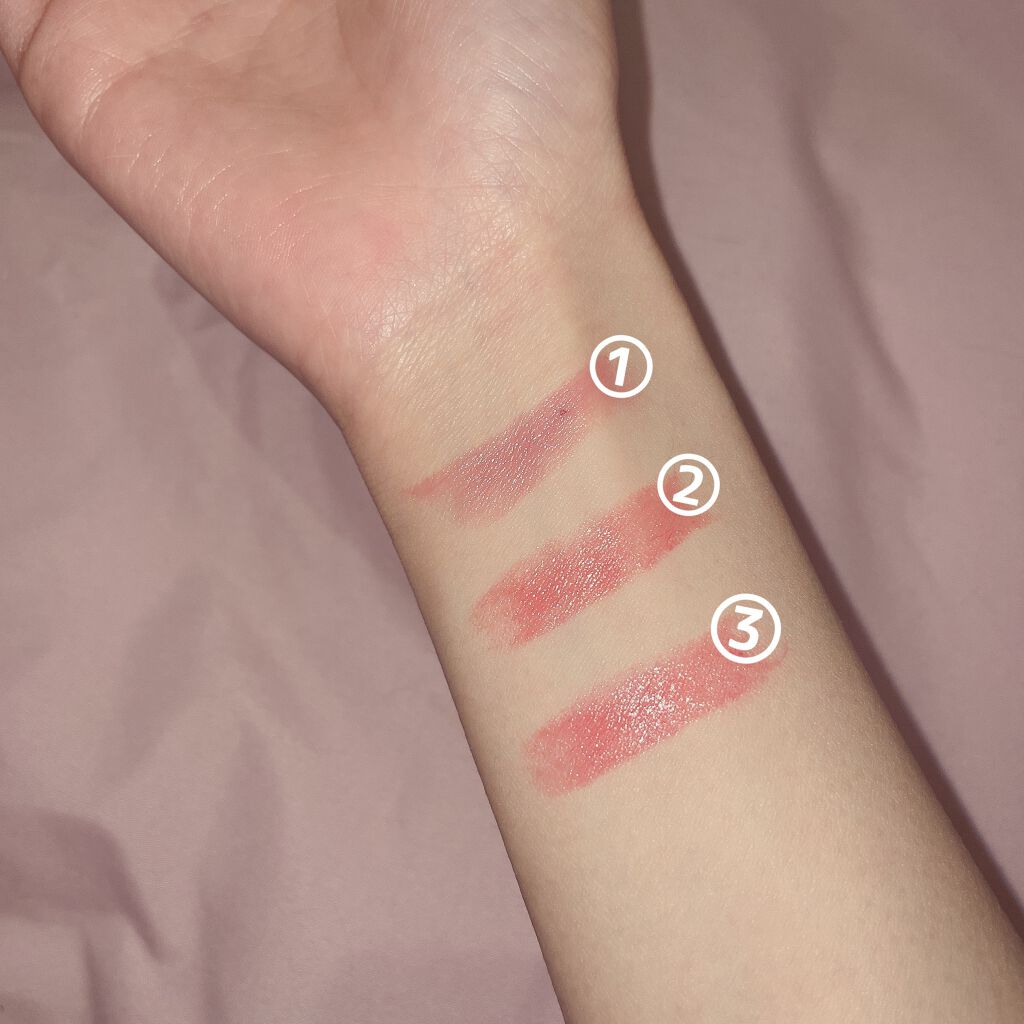 ルージュ リップブロッサム ミニトリオ/JILL STUART/メイクアップキットを使ったクチコミ(3枚目)