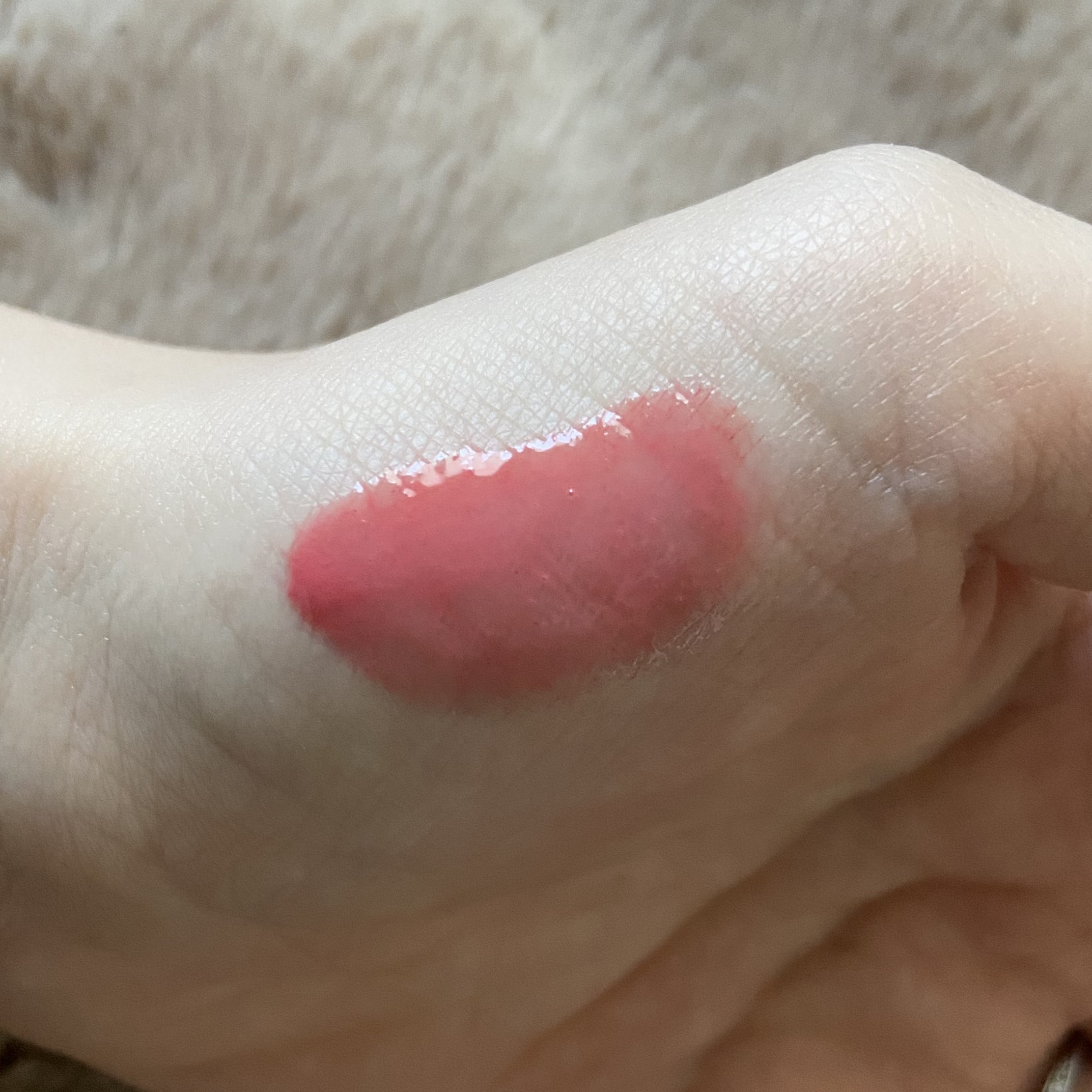 ジューシーデュイティント 09 ピーチプディング/dasique/リップティントを使ったクチコミ（2枚目）