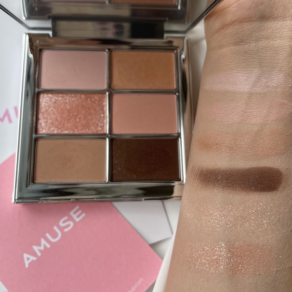アイ ヴィーガン シアーパレット/AMUSE/アイシャドウパレットを使ったクチコミ（2枚目）