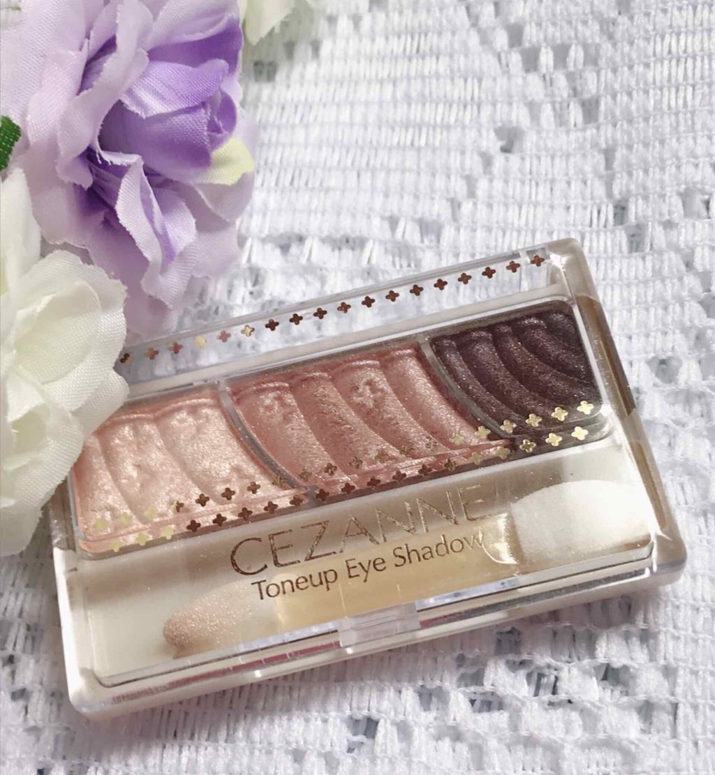 トーンアップアイシャドウ/CEZANNE/アイシャドウパレットを使ったクチコミ（1枚目）