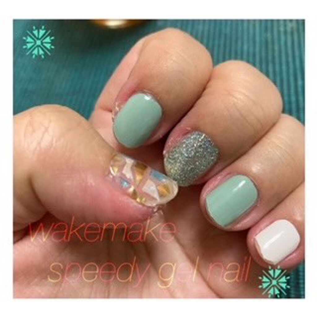 スピーディージェルネイル/wakemake/マニキュアを使ったクチコミ(3枚目)