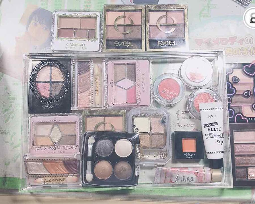 晴日(*´`) on LIPS 「私が持ってる全コスメ(リップ以外#キャンメイク#セザンヌ#キャ..」(1枚目)