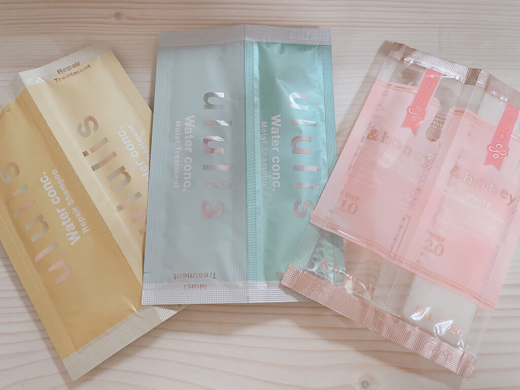 &honey Melty モイストリペア シャンプー1.0／モイストリペア ヘアトリートメント2.0/&honey/市販シャンプーを使ったクチコミ（2枚目）