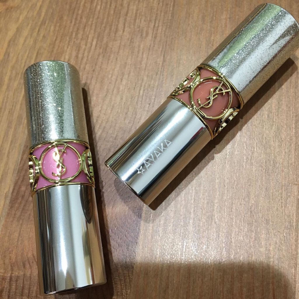 ルージュ ヴォリュプテ ロックシャイン N°1 ヌード ソロ/YVES SAINT LAURENT BEAUTE/口紅を使ったクチコミ（2枚目）