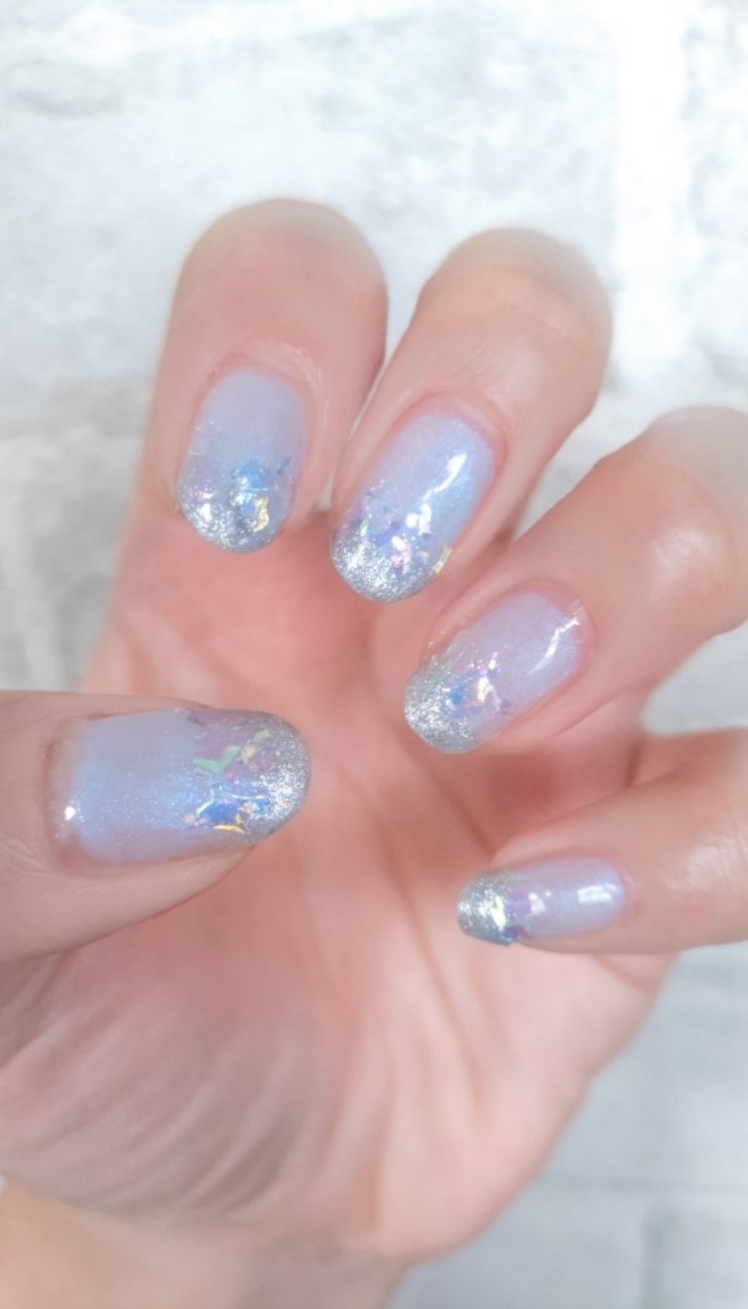 グリッター６個セット/DAISO/ネイルチップ・パーツを使ったクチコミ（2枚目）