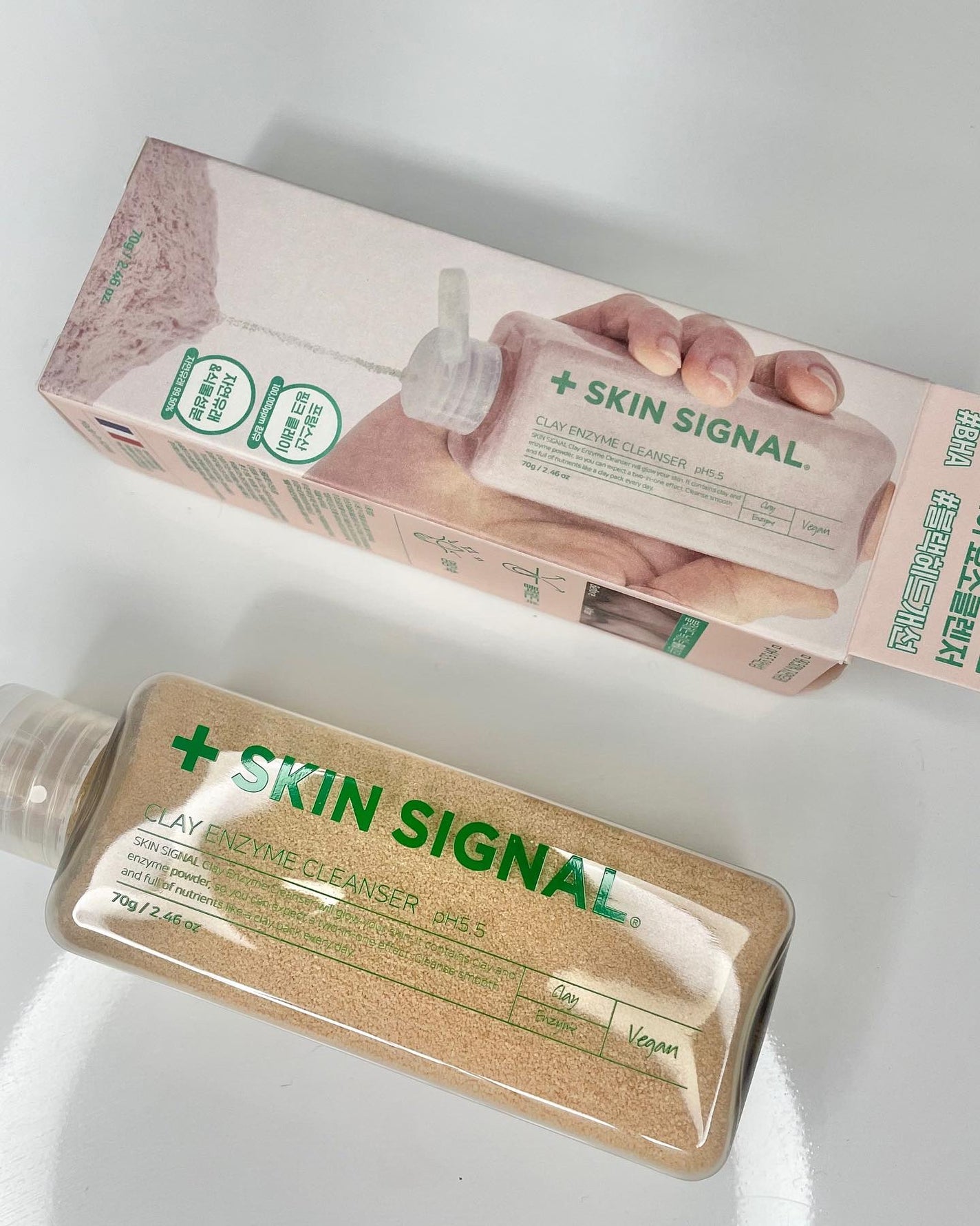 ピンククレイ酵素クレンザー/SKIN SIGNAL/洗顔パウダーを使ったクチコミ(9枚目)