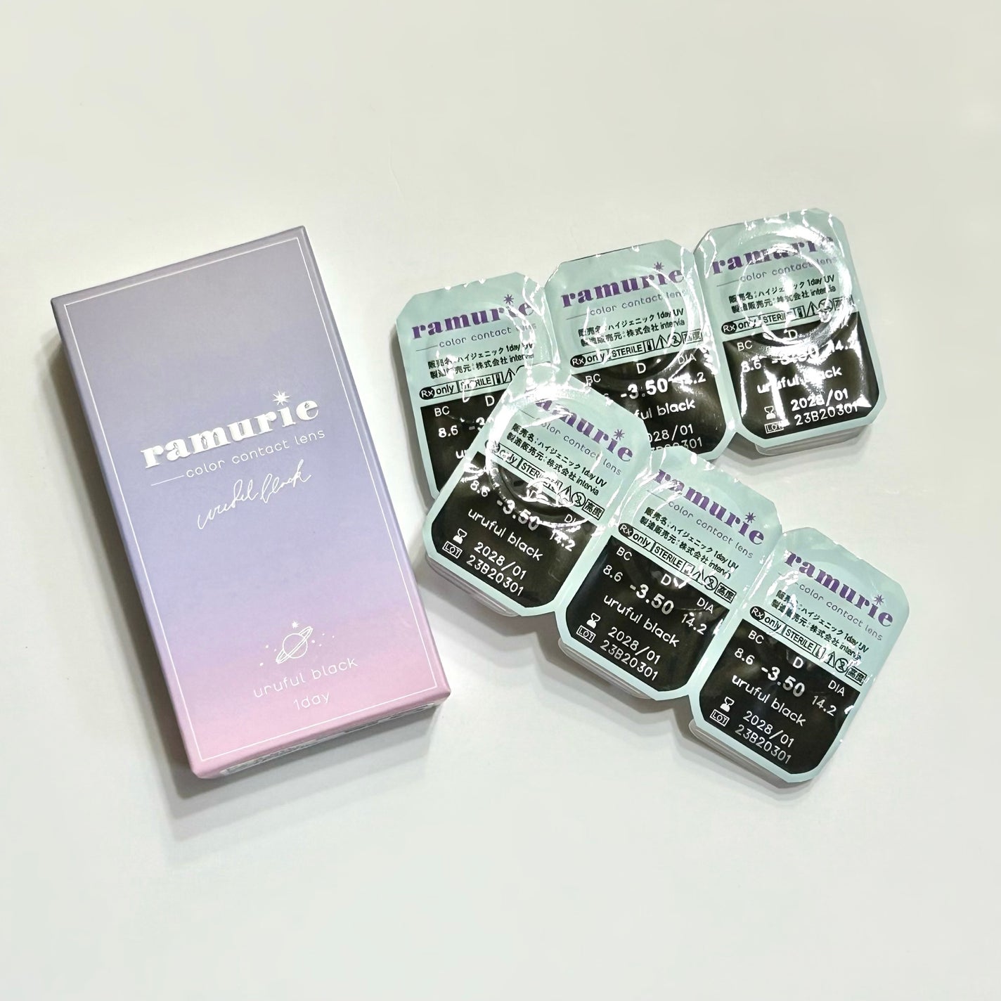 ramurie ラムリエ/ramurie/ワンデー(1DAY)カラコンを使ったクチコミ(2枚目)