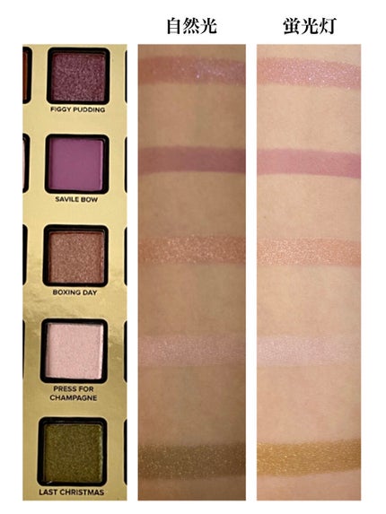 クリスマス イン ロンドン メイクアップ コレクション /Too Faced/メイクアップキットを使ったクチコミ(6枚目)