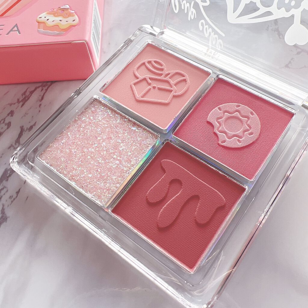 ZEESEAデザートコレクション４カラーアイシャドウパレット/ZEESEA/アイシャドウパレットを使ったクチコミ（3枚目）