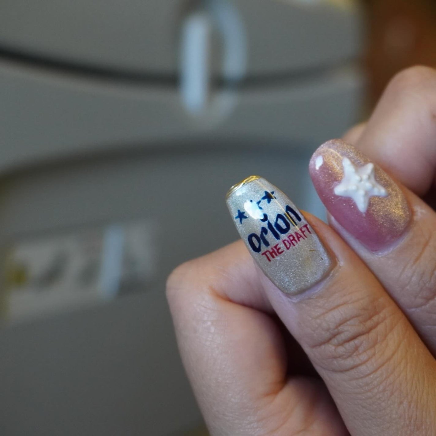 おとくちゃん♡フォロバ on LIPS 「Mynail〜🏝️/宮古島行くために普段は出来ないネイルを🥹ジ..」(3枚目)