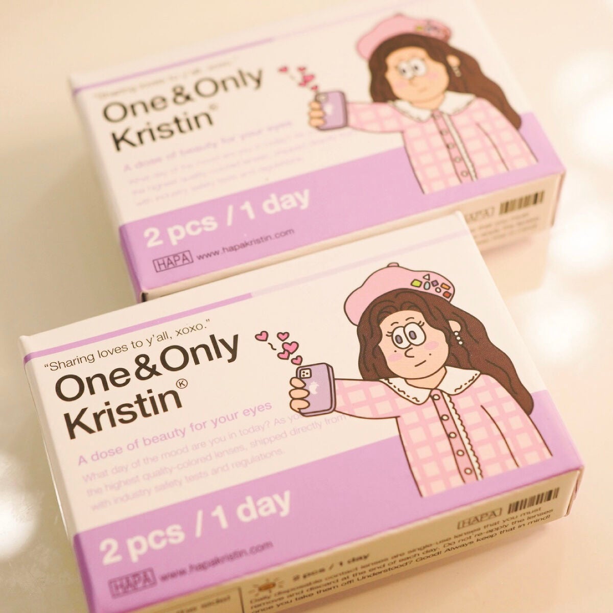 One & Only Kristin/Hapa kristin/カラーコンタクトレンズを使ったクチコミ(6枚目)