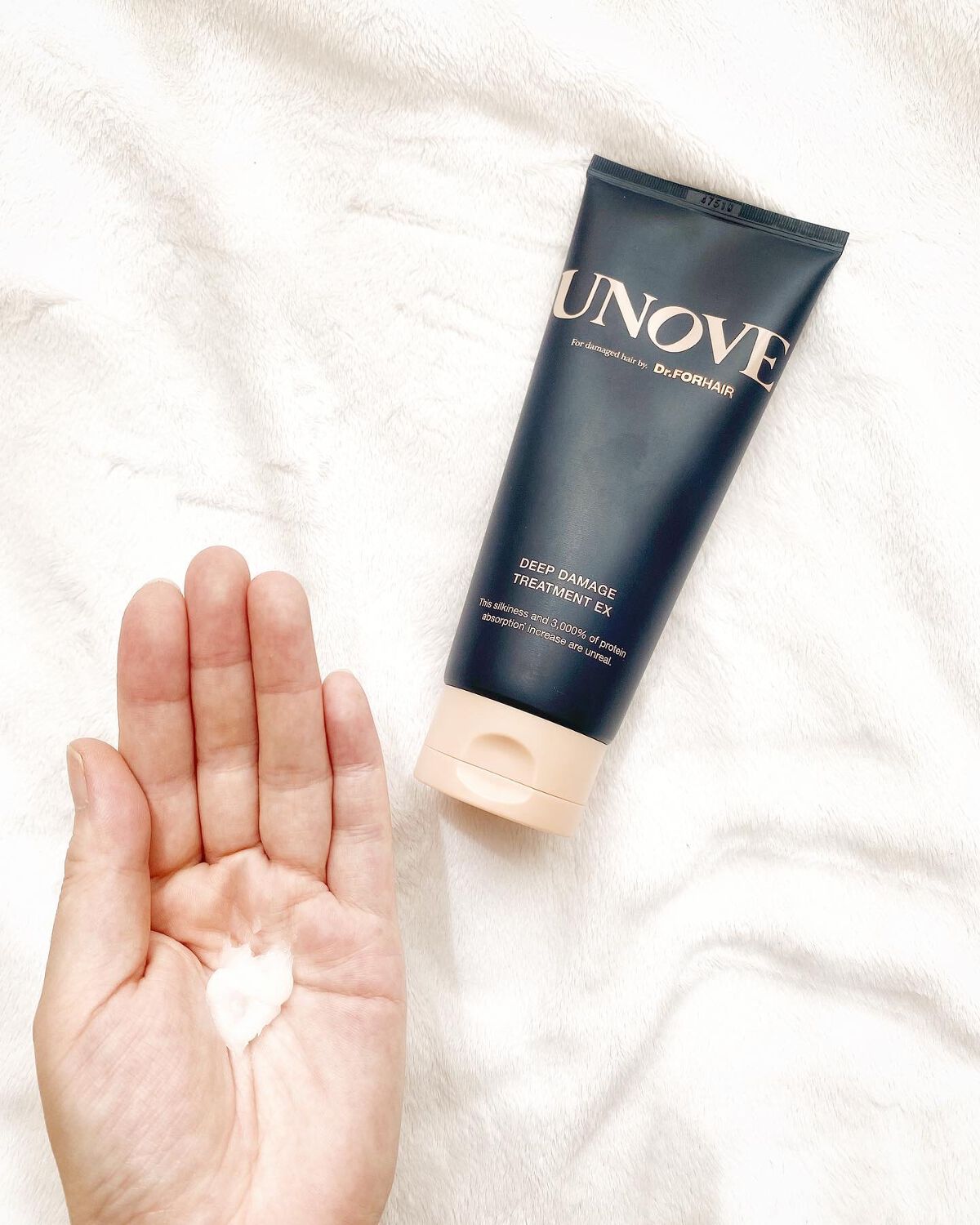 ディープダメージトリートメントEX/UNOVE/洗い流すヘアトリートメントを使ったクチコミ(4枚目)